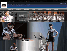 Tablet Screenshot of bh-biketrainer.com